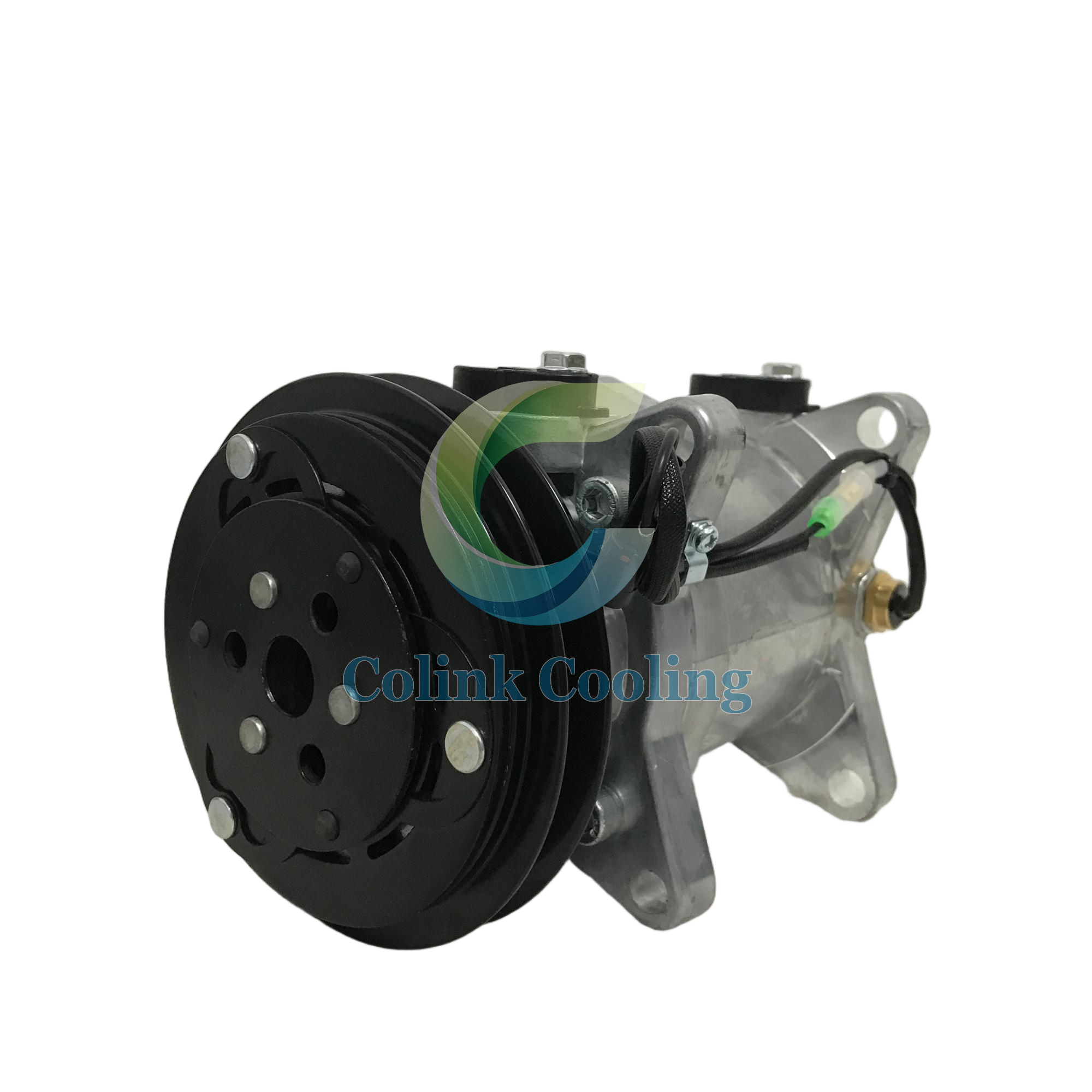 KLN-AM033 Colink Cooling A/C Compressors For Machiney John Deere Isuzu 100P Truck JSR10DA01017 - Image 1
